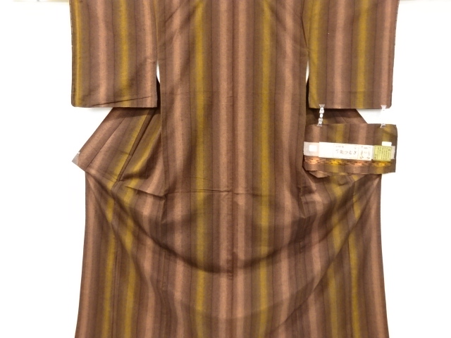 JAPANESE KIMONO / UNUSED FUSHI TSUMUGI